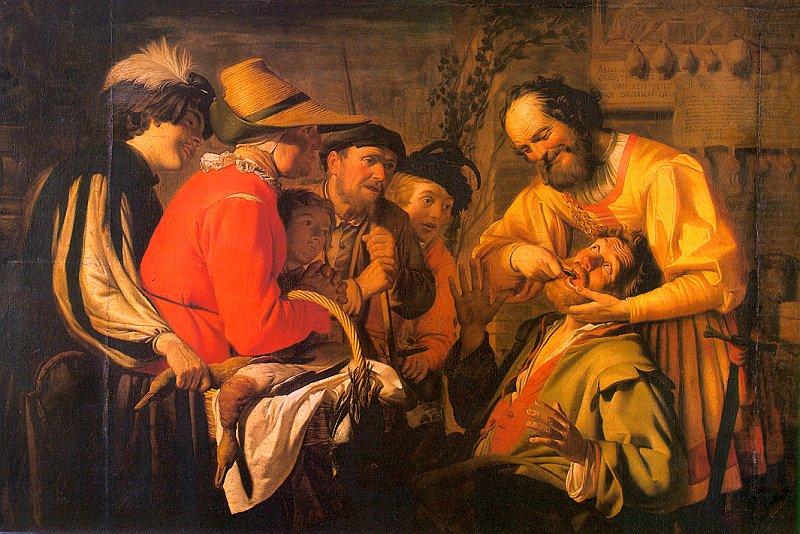 Gerrit van Honthorst The Tooth Puller china oil painting image